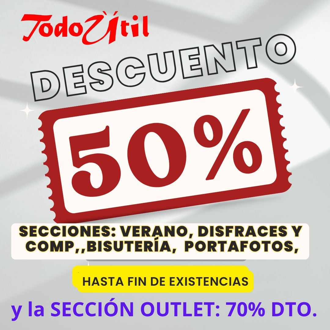 TodoÚtil oferta a mitad de precio regalos de comunión, bodas, complementos... TodoÚtil oferta a mitad de precio regalos de comunión, bodas, complementos...