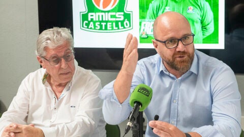 Frederic Castell&oacute; junto a Lu&iacute;s Garc&iacute;a