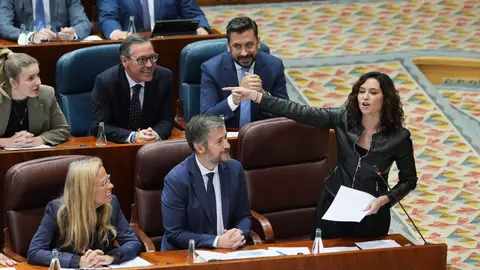 Ayuso al PSOE: "tienen más corrupción que escaños". Ayuso al PSOE: "tienen más corrupción que escaños".