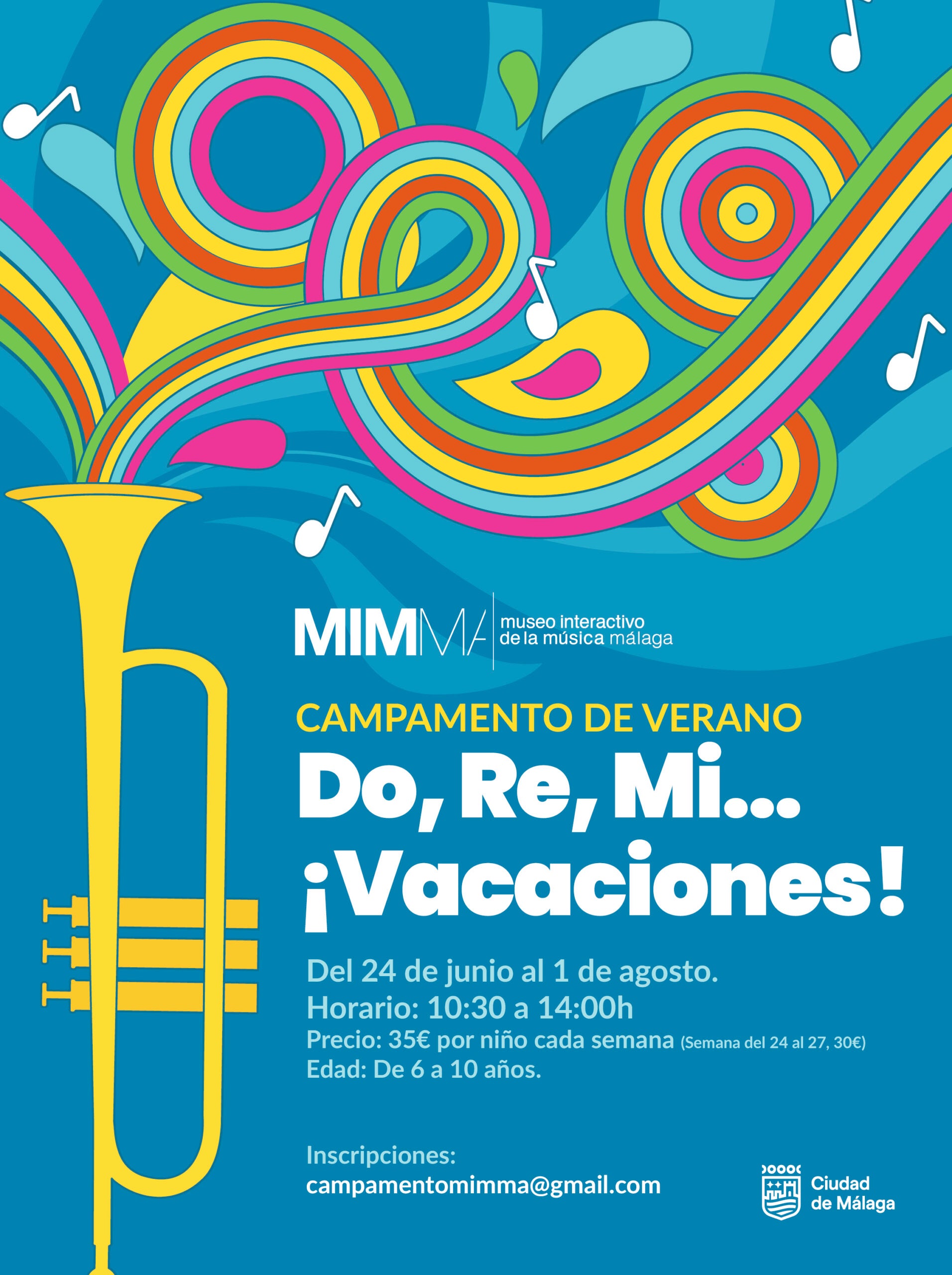 Málaga se llena de ritmo y creatividad con el campamento de verano "Do, Re, Mi... ¡Vacaciones!" del MIMMA Málaga se llena de ritmo y creatividad con el campamento de verano "Do, Re, Mi... ¡Vacaciones!" del MIMMA