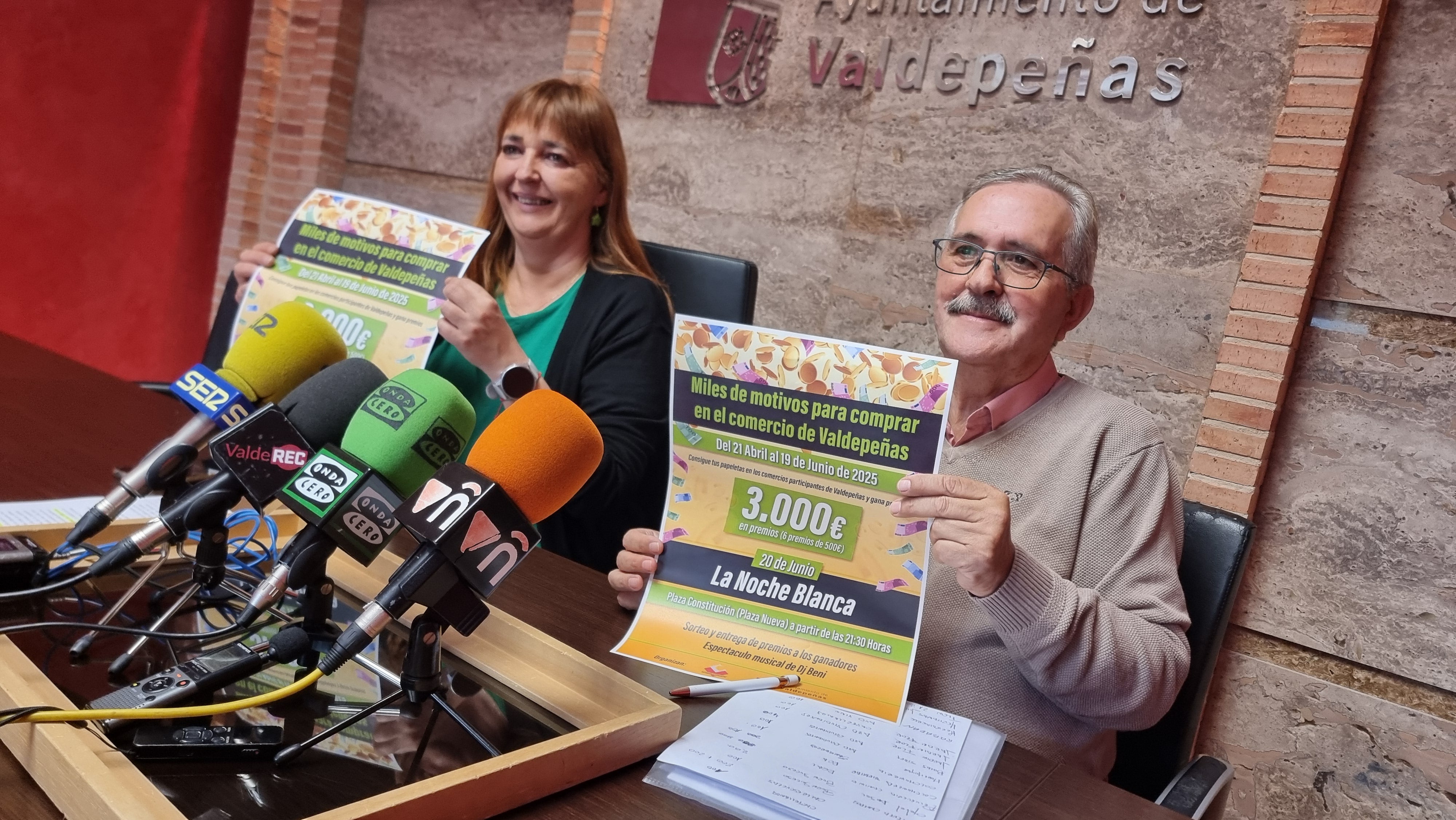 'Miles de razones para comprar en el comercio local' sortea 3 000€ para incentivar el consumo en Valdepeñas 'Miles de razones para comprar en el comercio local' sortea 3 000€ para incentivar el consumo en Valdepeñas