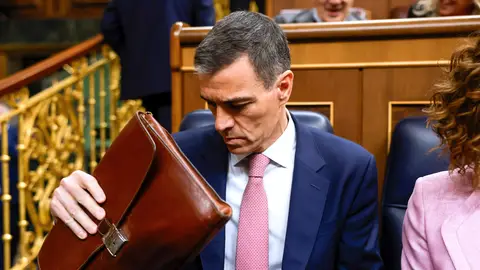 Pedro Sánchez en la sesión de control al Gobierno Pedro Sánchez en la sesión de control al Gobierno/ EFE/Juan Carlos Hidalgo
