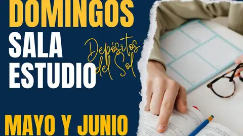 La sala de estudio de los Depósitos del Sol abrirá sus puertas los próximos domingos La sala de estudio de los Depósitos del Sol abrirá sus puertas los próximos domingos