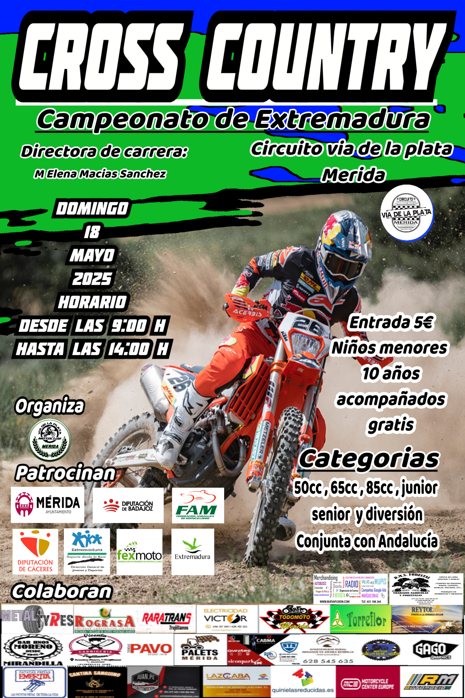 La 2ª Prueba del Campeonato de Extremadura de Cross Country se celebrará en Mérida La 2ª Prueba del Campeonato de Extremadura de Cross Country se celebrará en Mérida