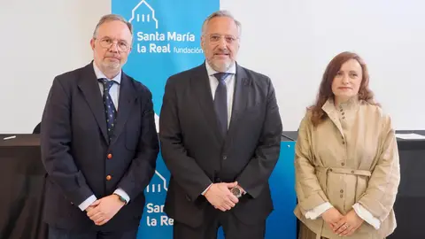 Fundación Castilla y León y Fundación Santa María la Real unidas para difundir el patrimonio cultural con 'Nostra et Mundi' .