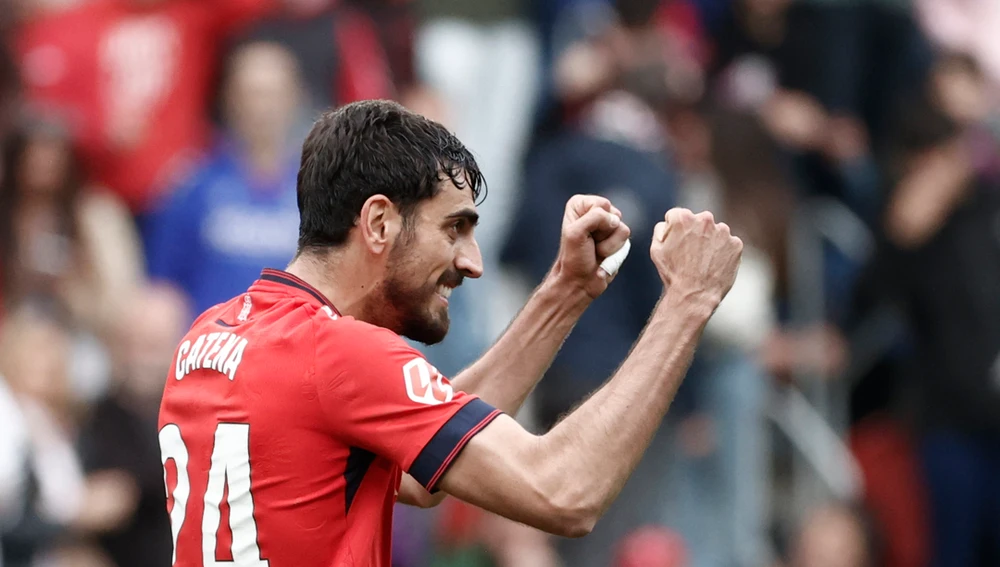 Catena celebra su gol Catena celebra su gol