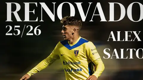 El defensa central Álex Salto se convierte en la primera renovación del Orihuela CF Renovación