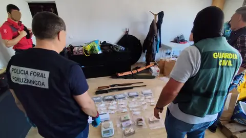 Desmantelada una red nacional de suministro de cocaína en Navarra Desmantelada una red nacional de suministro de cocaína en Navarra