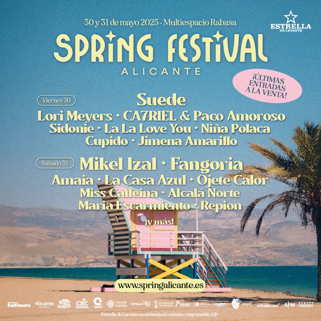 Un cartel de lujo para una nueva edición de Spring Festival Un cartel de lujo para una nueva edición de Spring Festival