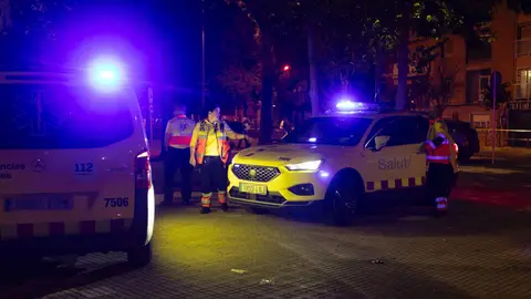 Vehículos de los servicios sanitarios en el lugar de los hechos Vehículos de los servicios sanitarios en el lugar de los hechos