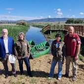 Mercedes Gómez ha visitado las Tablas de Daimiel Mercedes Gómez ha visitado las Tablas de Daimiel