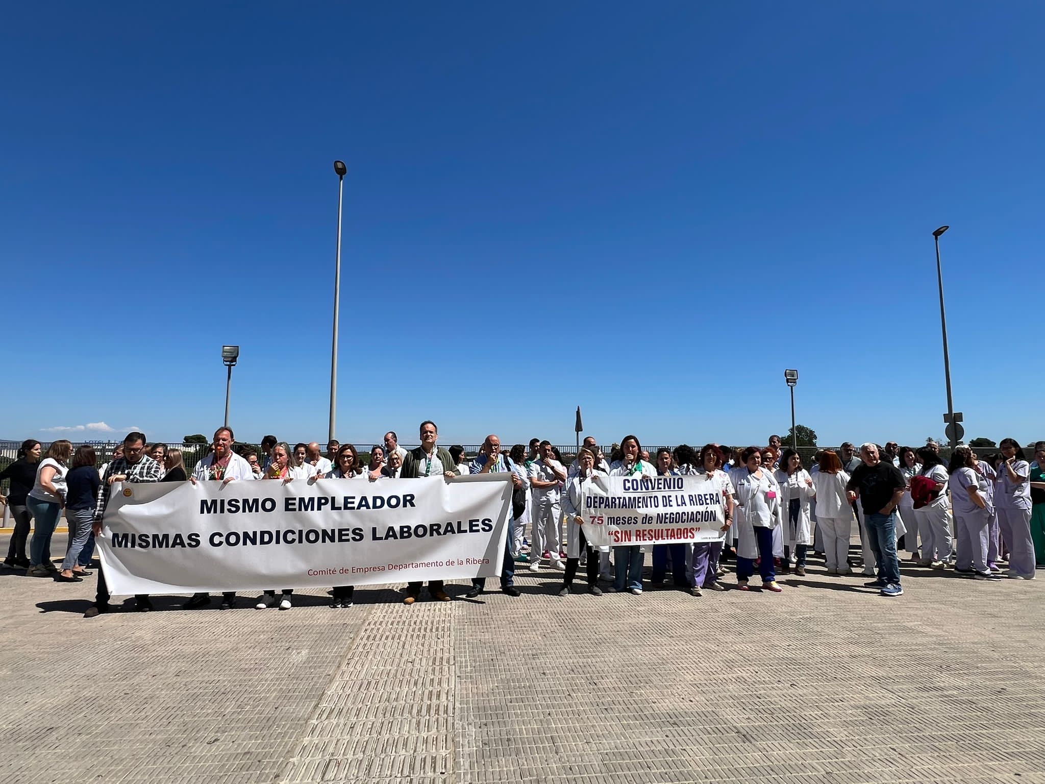 El Comité de Empresa del Hospital de la Ribera convoca dos jornadas de huelga en el mes junio El Comité de Empresa del Hospital de la Ribera convoca dos jornadas de huelga en el mes junio