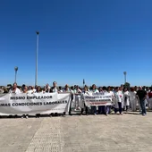 Protestas del personal laboral del Hospital de la Ribera Protestas del personal laboral del Hospital de la Ribera