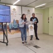 La concejala de Fiestas, Miriam Caravaca, y el Intendente de la Policía Local, Ramón Martínez, han presentado el balance.