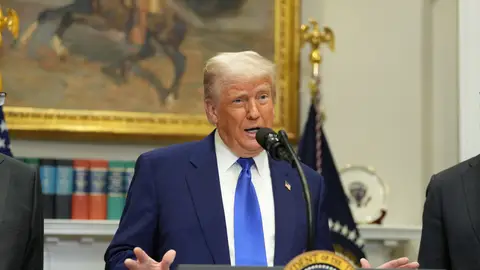 Fotografía de archivo del presidente de Estados Unidos, Donald Trump Fotografía de archivo del presidente de Estados Unidos, Donald Trump