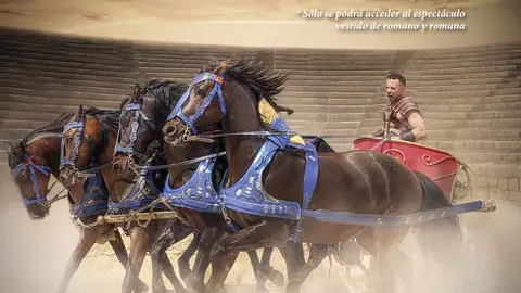 Cartel carrera de cuádrigas Cartel carrera de cuádrigas