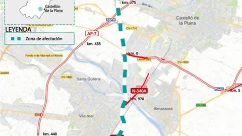 Transportes inicia los trabajos de mejora en la carretera N-340 entre Vila-real y Castelló de la Plana Transportes inicia los trabajos de mejora en la carretera N-340 entre Vila-real y Castelló de la Plana