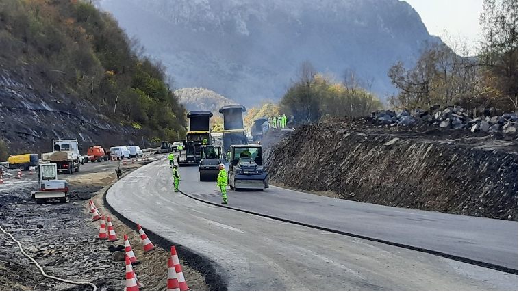 El arreglo del argayo de El Huerna estará listo en el verano de 2026 El arreglo del argayo de El Huerna estará listo en el verano de 2026