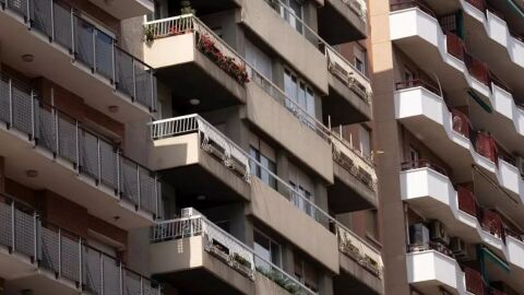 Bloc de pisos a la ciutat de Barcelona