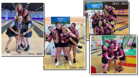 Campeonas por cuarta vez consecutiva Campeonas por cuarta vez consecutiva