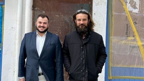 Juan Carlos Rodríguez Tur a la izquierda junto a Vicent Riera