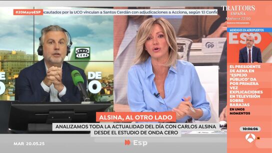 Alsina, en 'Espejo p&uacute;blico' sobre Eurovisi&oacute;n: "Qui&eacute;n participa no es Netanyahu"