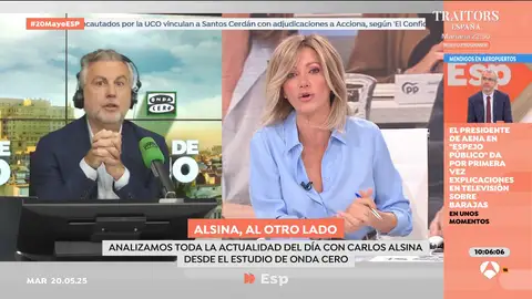 Alsina, en 'Espejo público' sobre Eurovisión: "Quién participa no es Netanyahu" Alsina, en 'Espejo público' sobre Eurovisión: "Quién participa no es Netanyahu"