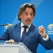 Gustavo Matos ofrece rueda de prensa en el Parlamento por informaciones que lo vinculan al Narco