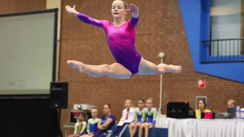 Las mejores gimnastas de España se congregan en Puerto de Sagunto Las mejores gimnastas de España se congregan en Puerto de Sagunto