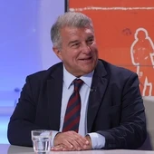Joan Laporta, al plató de l'Onze de TV3 Joan Laporta, al plató de l'Onze de TV3