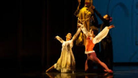 Escena "Romeo y Julieta".