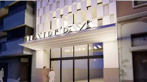 Así quedará la fachada del emblemático teatro Payà, una vez finalizada la remodelación. Así quedará la fachada del emblemático teatro Payà, una vez finalizada la remodelación.