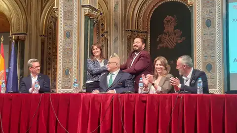 Gala en la que Biar ha recogido el Premio ‘Archival’ por la defensa activa de su patrimonio histórico. Gala en la que Biar ha recogido el Premio ‘Archival’ por la defensa activa de su patrimonio histórico.