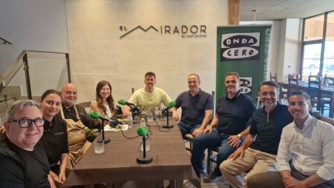 El equipo de Onda Cero, en El Mirador.