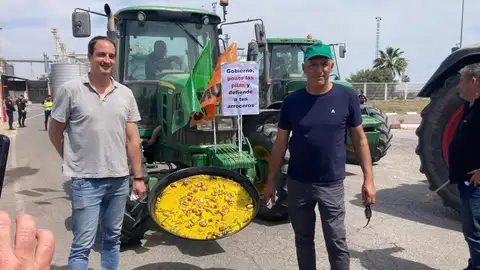 Protesta de la Unió en Algemesí por la importación de arroz Protesta de la Unió en Algemesí por la importación de arroz