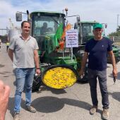 Protesta de la Unió en Algemesí por la importación de arroz