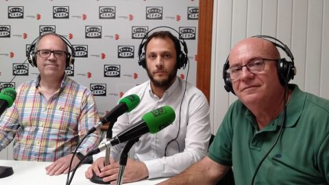 Antonio Cobo, Francisco Javier D&iacute;az y Pedro Mart&iacute;nez