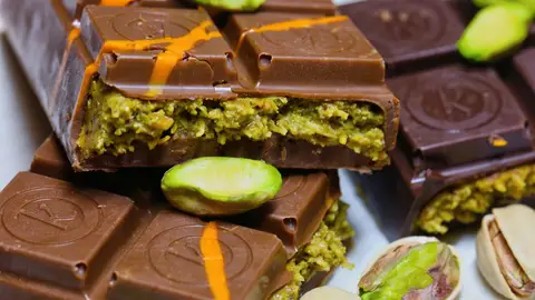 Así es el nuevo chocolate Dubái que ya ha llegado a Mercadona. Así es el nuevo chocolate Dubái que ya ha llegado a Mercadona.