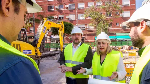 La vicepresidenta primera, Natàlia Enguix, durante su visita a Manises. La vicepresidenta primera, Natàlia Enguix, durante su visita a Manises.