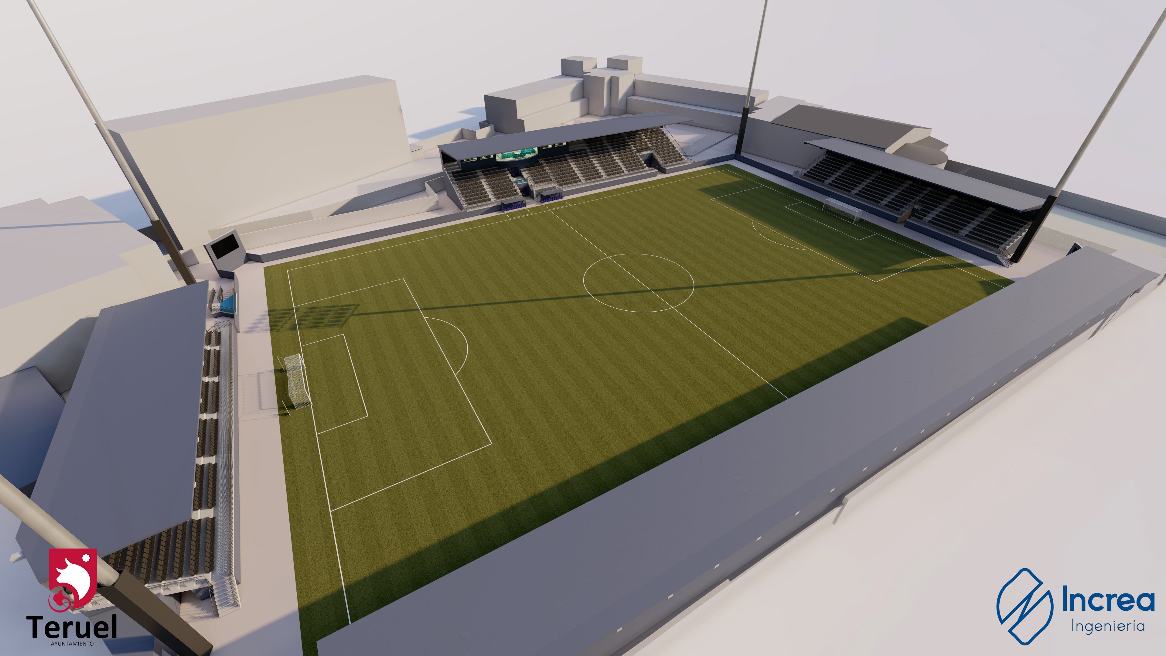 Visto bueno a la reforma del campo de fútbol de Teruel Visto bueno a la reforma del campo de fútbol de Teruel