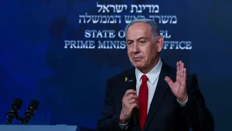 El primer ministro israelí, Benjamín Netanyahu. El primer ministro israelí, Benjamín Netanyahu.