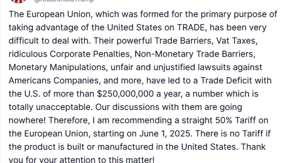 Mensajes de Trump en Truth Social Mensajes de Trump en Truth Social