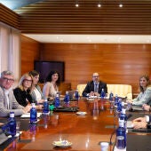 Reunión de la Mesa de las Cortes de Castilla-La Mancha.