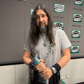 Ángela Padilla visita los estudios de Onda Cero. 