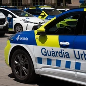 Imagen de archivo de un coche de la Guardia Urbana de Barcelona Imagen de archivo de un coche de la Guardia Urbana de Barcelona