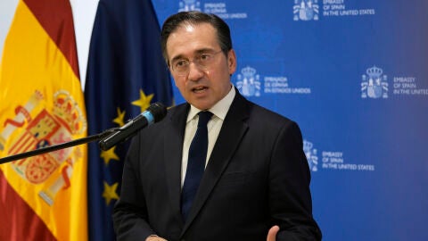 El ministro de Asuntos Exteriores de España, José Manuel Albares, el pasado 22 de mayo durante una visita oficial a Washington. El ministro de Asuntos Exteriores de España, José Manuel Albares, el pasado 22 de mayo durante una visita oficial a Washington.