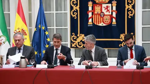 Rafael Pérez (derecha) junto a Marlaska en una foto de archivo Rafael Pérez (derecha) junto a Marlaska en una foto de archivo