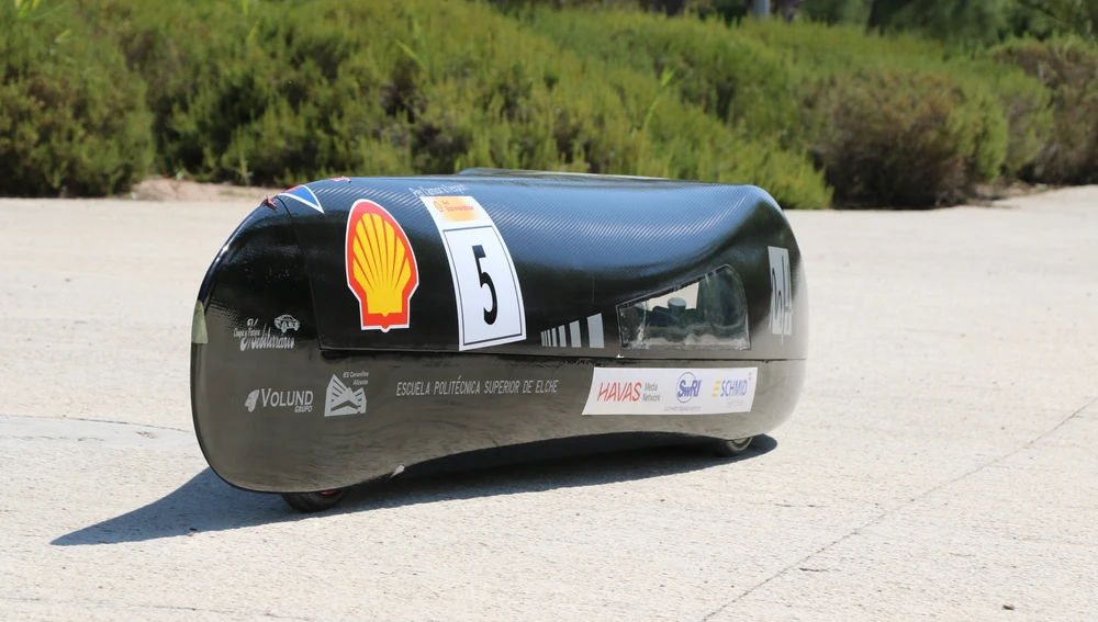 Prototipo ‘Dátil’ construido por los estudiantes de la UMH de Elche para este año 2025. Prototipo ‘Dátil’ construido por los estudiantes de la UMH de Elche para este año 2025.