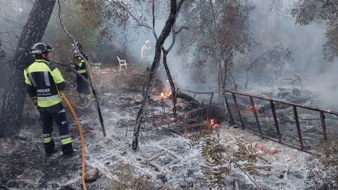 Incendio forestal en Ibiza Incendio forestal en Ibiza