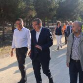 Obras en la zona de acampada de la Sèquia Mare de Benidorm